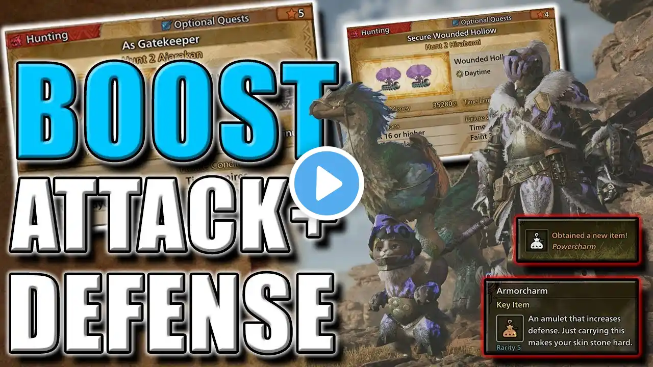 Permanently Boost Your Attack & Defense in Monster Hunter Wilds