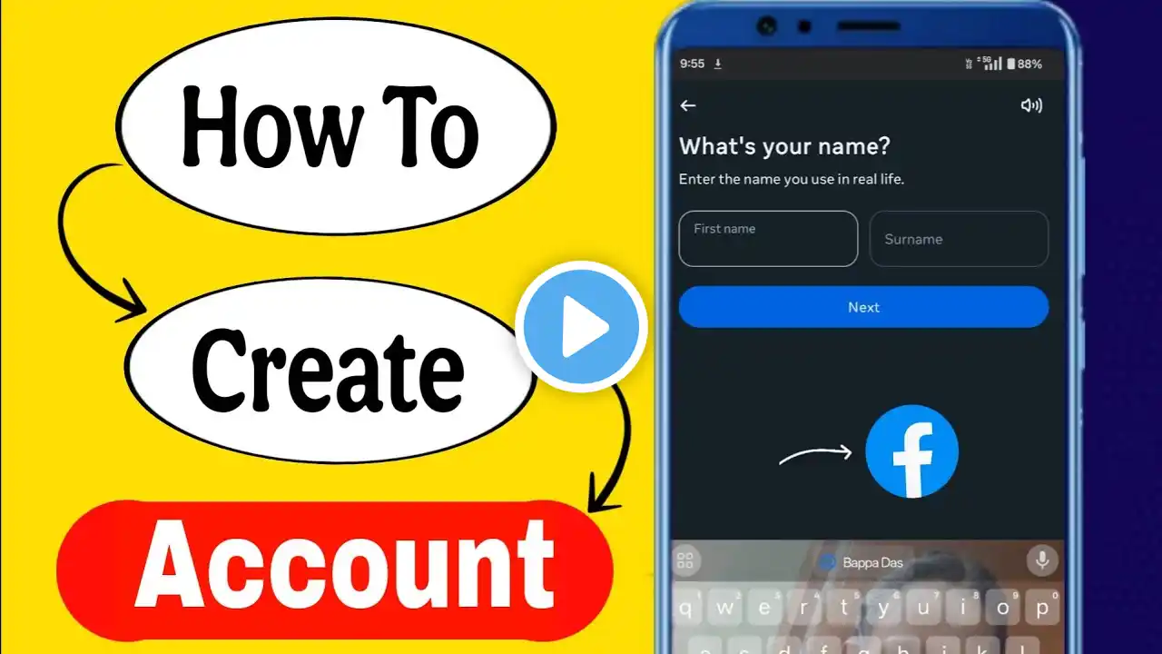 How to Create Facebook Account | Facebook id banane ka tarika