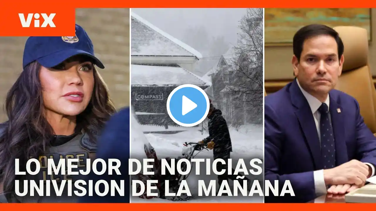 Lo mejor de Noticias Univision de la mañana | martes 18 de febrero de 2025