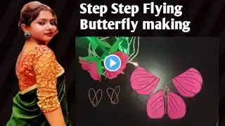 #like DIy hack Flying Butterfly,How to make a butterfly robot run on a rubber band#Fill My Art