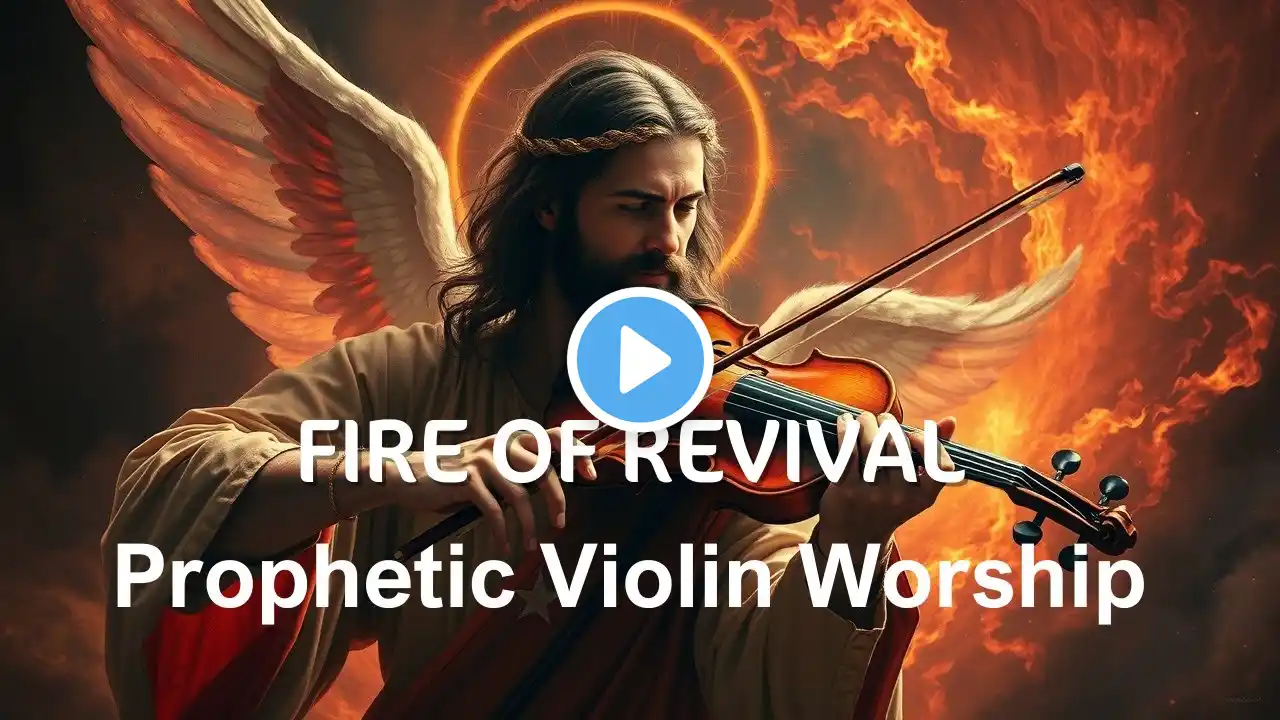 Prophetic Violin Worship | FIRE OF REVIVAL | Background Prayer Music