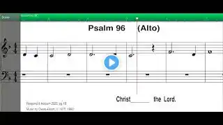 R&A Psalm, The Nativity of the Lord (Christmas) Mass At Night, 2024, Alto