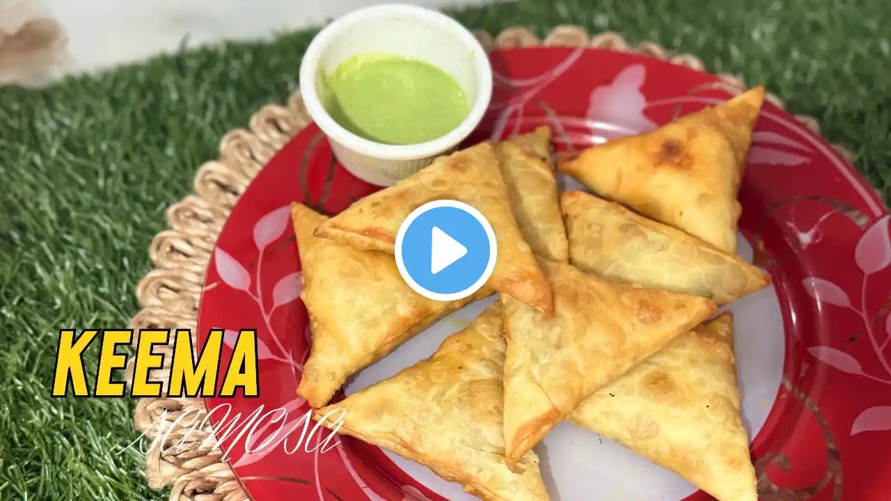 Tandoori Keema samosa iftar recipe | street style keeme ke samosa