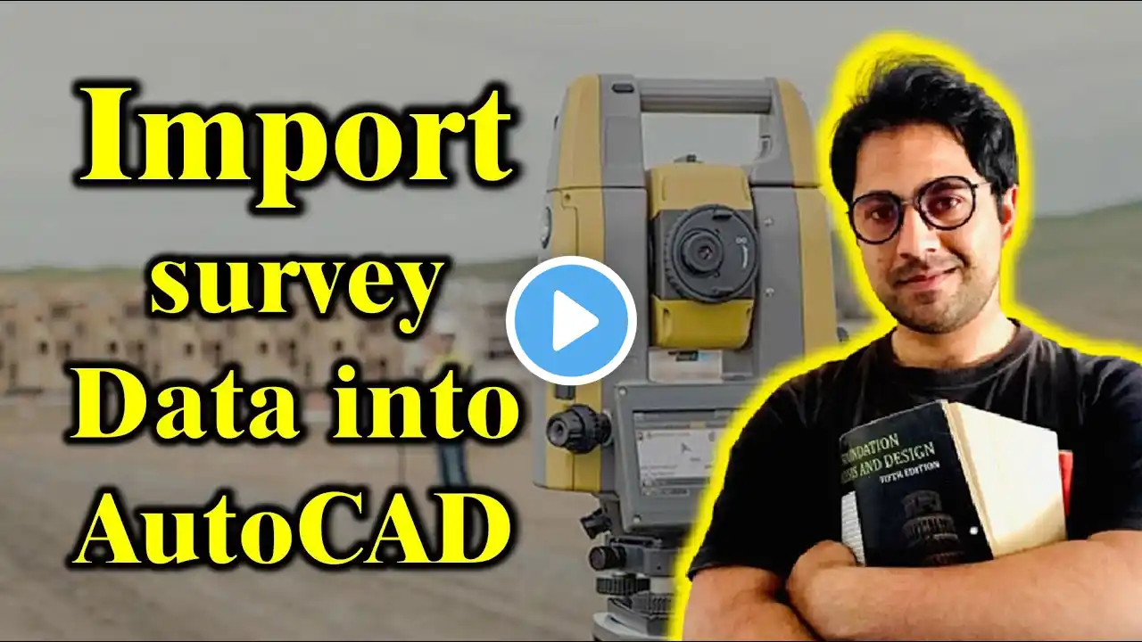 Import coordinates into autocad