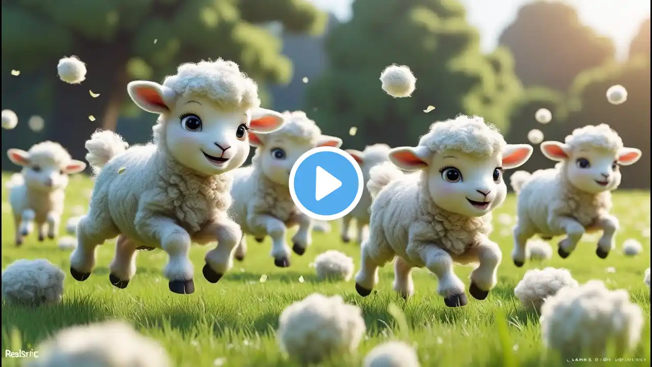 Lambs in Fields Play Hide and Seek | Cute Kids Song | Preschool Sing Along3
