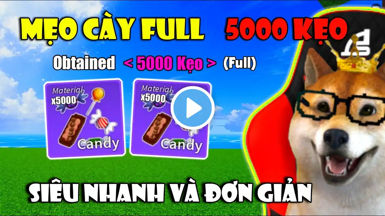 Cách Farm 5000 Kẹo Nhanh Nhất Trong Blox Fruit Đổi FULL Quà LIMITED UPDATE Giáng Sinh | Roblox