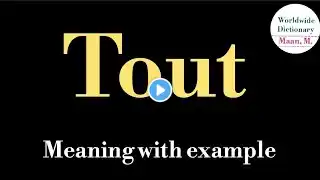 Tout meaning l meaning of tout l tout ka matlab Hindi mein kya hota hai l vocabulary