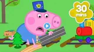 AUDIO丨George Fixes a Train Track! 🚂 | Peppa Pig Tales 2025 Full Episodes | 30 Minutes