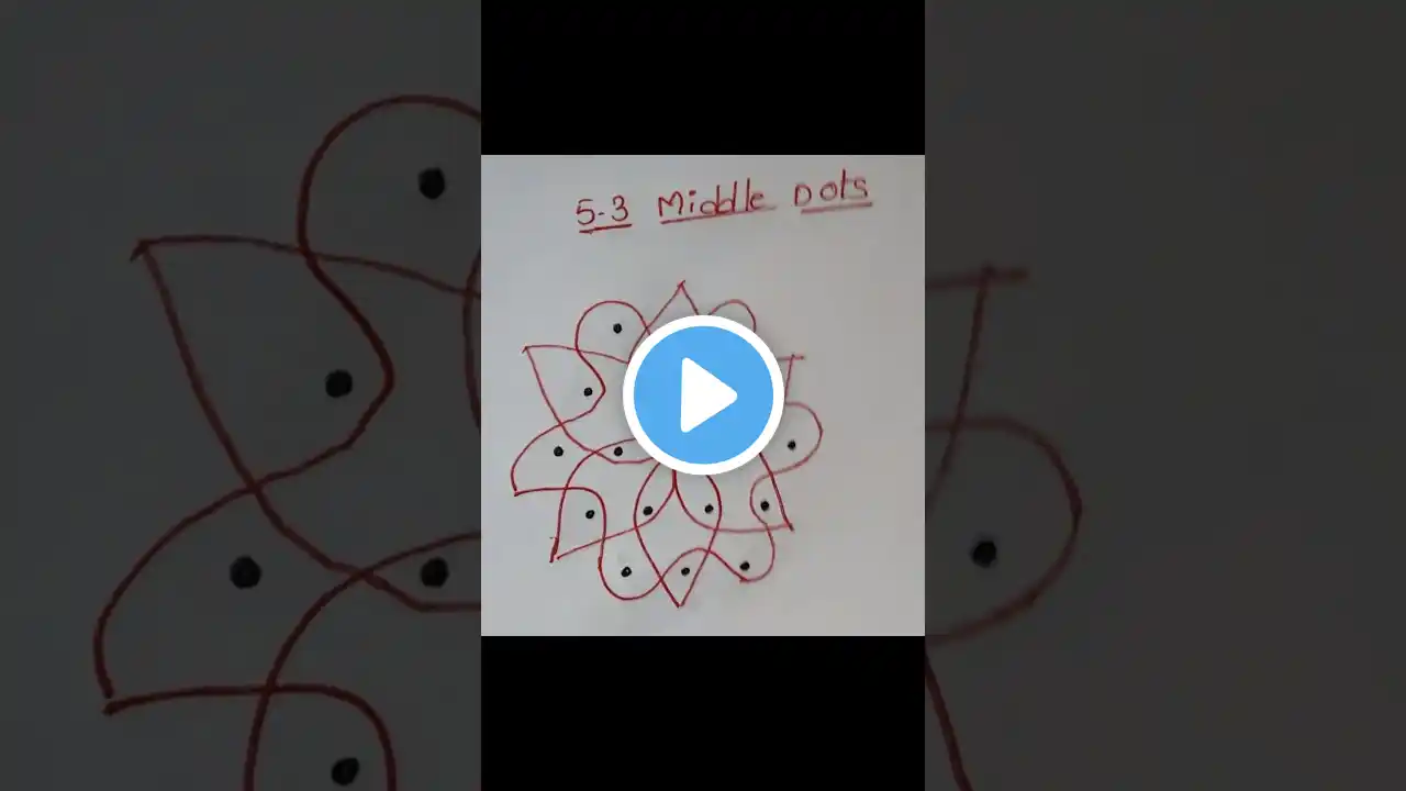 5*3 //Rangoli Designs - 92#viral #ytshorts #youtubeshorts #trending