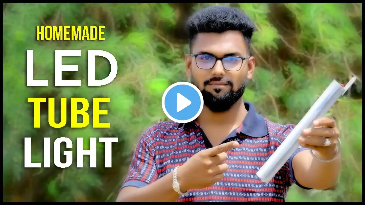 घर पर बनाई Emergency Led Light सिर्फ 10 मिनट मे || How to make Emergency Led Tube Light at Home