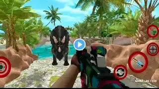 Jungle Dino Hunting Gun - Jungal Shooting Game - Android Gameplay