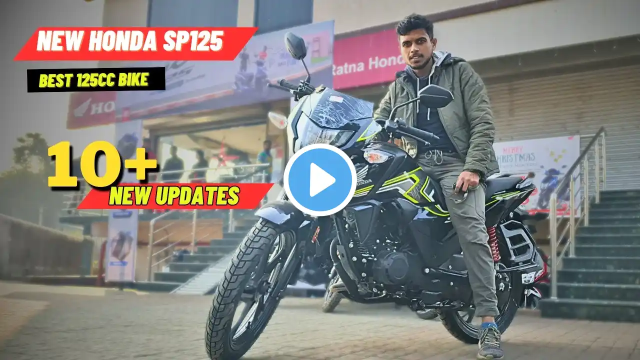 Honda SP 125 New Model 2025 Review | New Updated Features & New TFT Meter Console Full explain