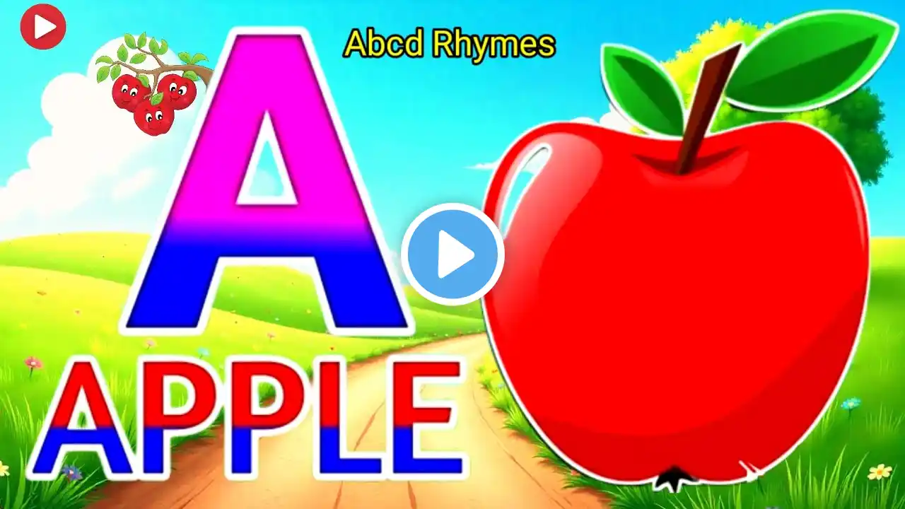Phonics Song 2 with TWO Words in 3D - A For Airplane - ABC Alphabet Songs with Sounds #abcdrhymes k$