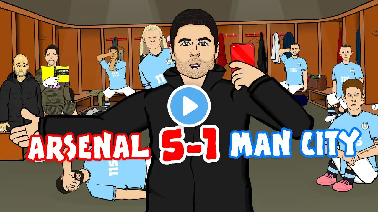 ARSENAL MAMBO NO 5-1😂 (Arsenal vs Manchester City Goals Highlights)