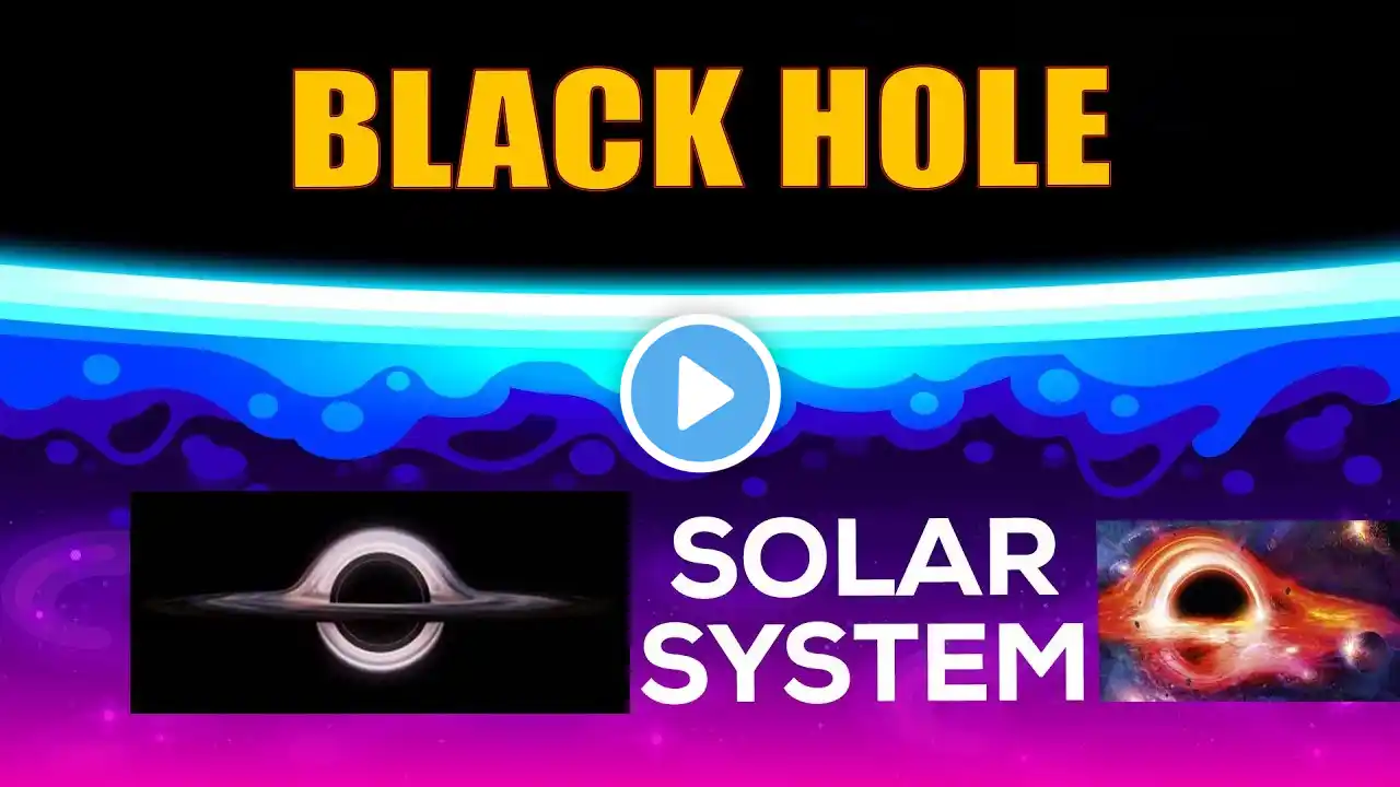 The Largest Black Hole in the Universe - Size Comparison