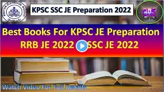 BEST BOOKS FOR KPSC JE/SSC JE/RRB JE 2022 PREPARATION ||