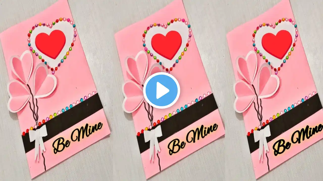 Diy wonderful Valentine's day Greetings card ideas//Handmade greeting card ideas//Simple & easy card