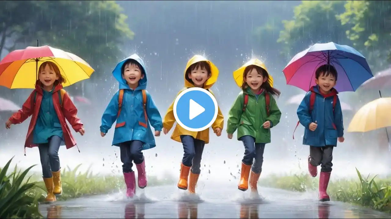 Rain Rain Go Away Kids Rhymes Songs | Fun & Cheerful Song For Kids