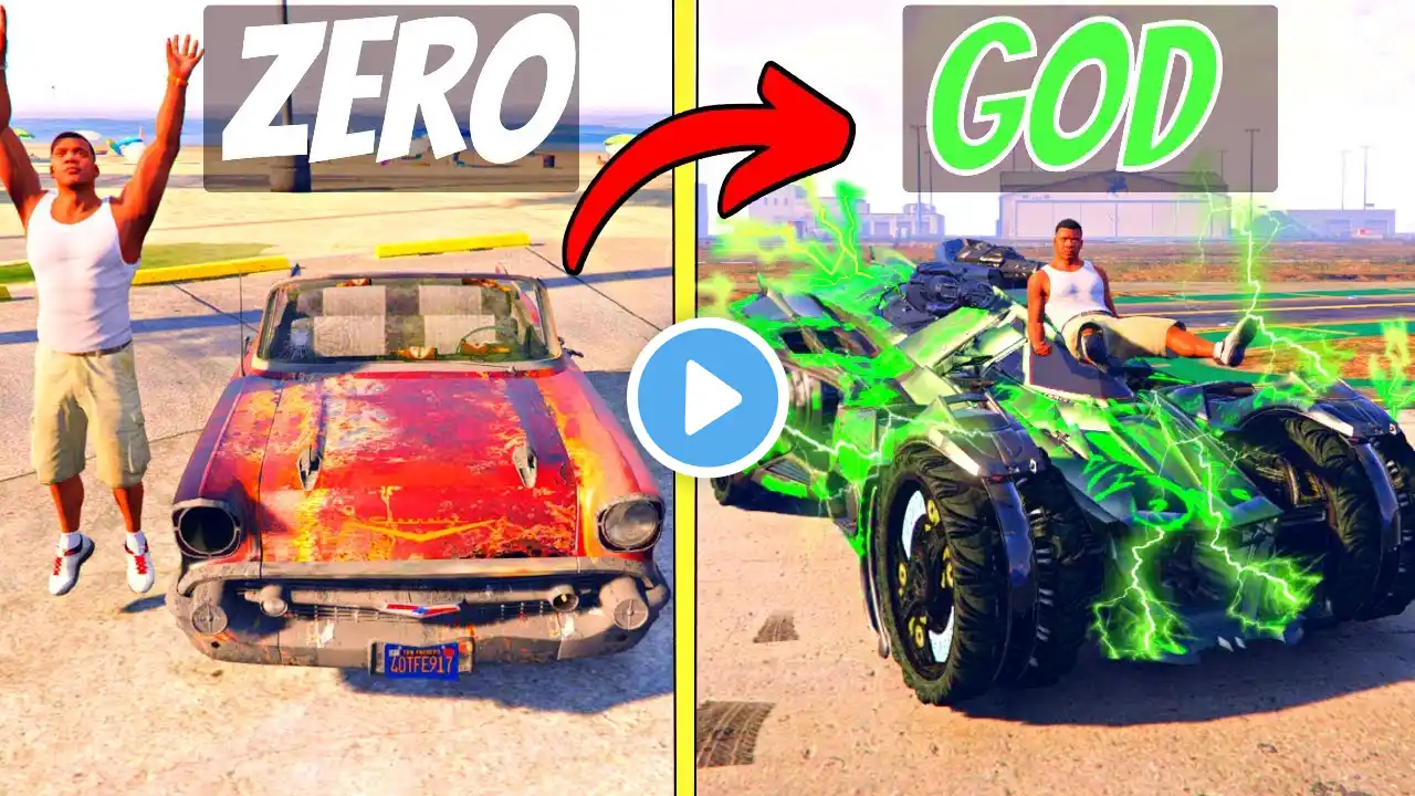 Franklin Upgrading ZERO To GOD SUPER CAR in GTA 5 | SHINCHAN and CHOP