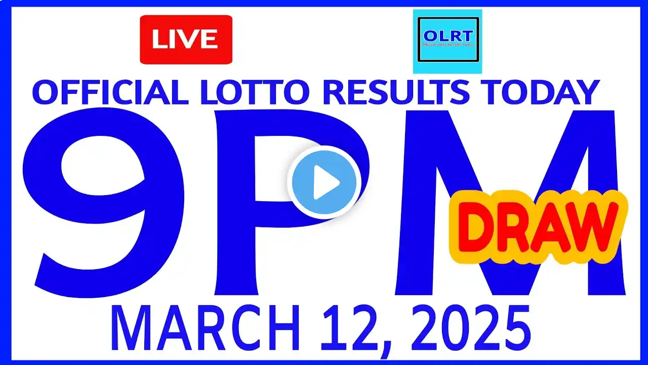 Lotto Results Today March 12, 2025 9pm draw swertres results