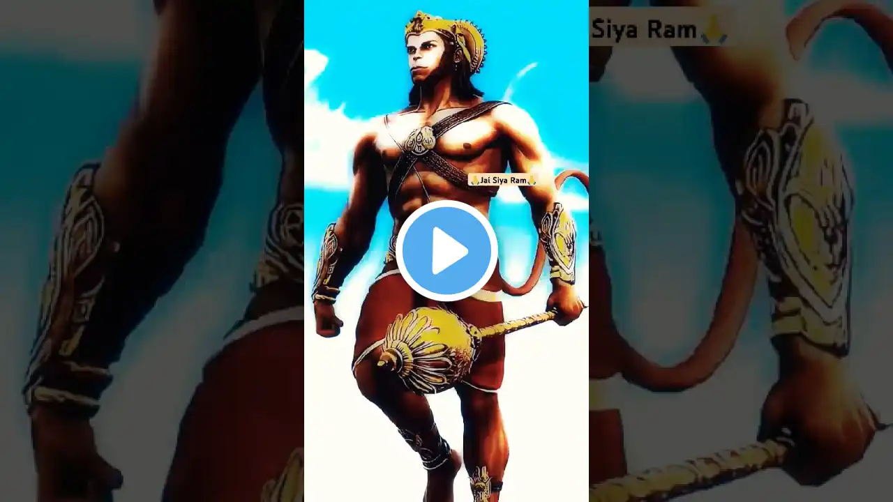 🙏Jai Bajrangbali🙏 #hanumanji #hanumanchalisa  #siyaram #viralvideo #trending #shorts