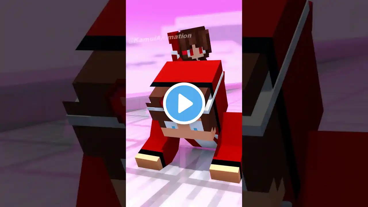 Love Run: JJ And JJ Sister - MAIZEN Minecraft Animation #shorts