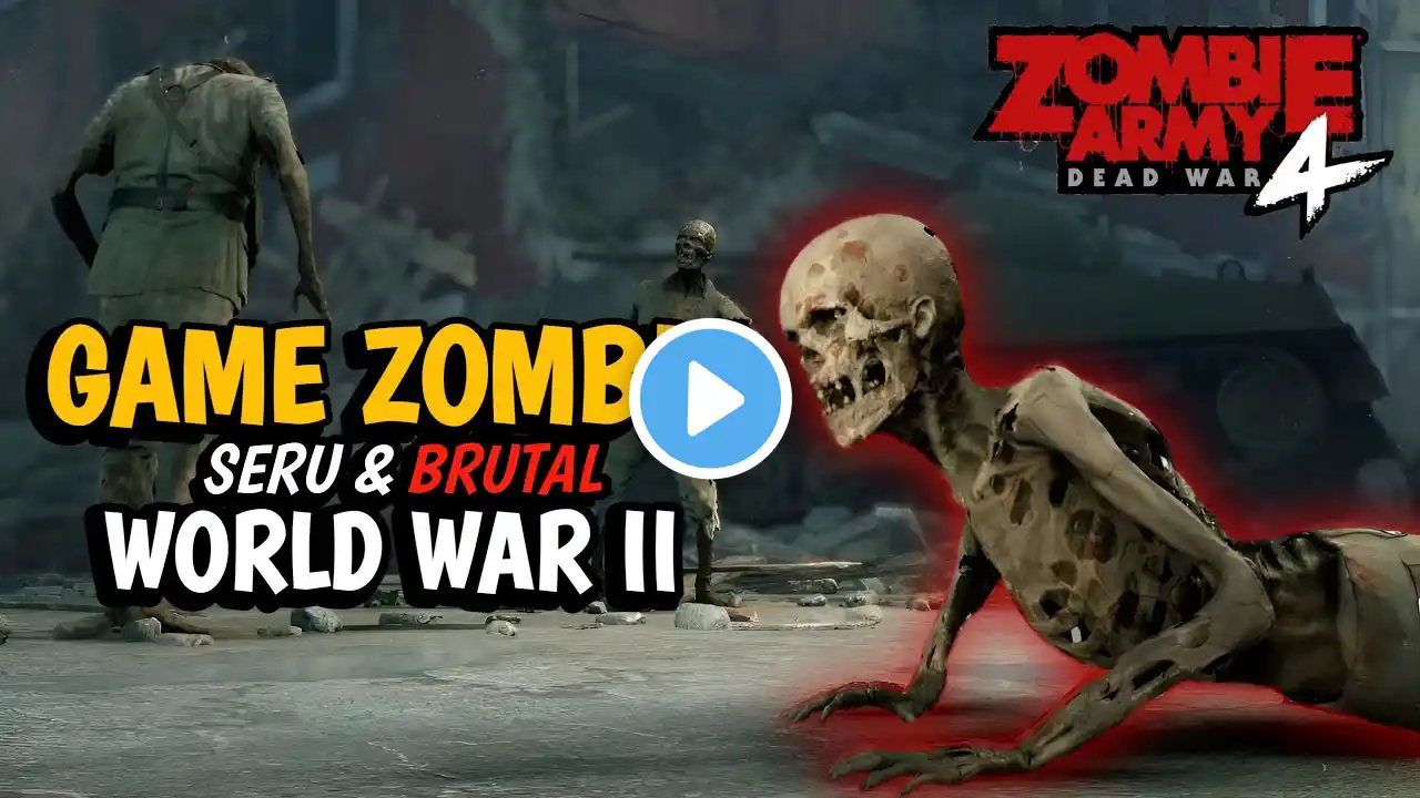 GILA ZOMBIENYA BANYAK BANGET!! [ZOMBIE ARMY 4 DEAD WAR Walkthrough Gameplay Indonesia - Part 1]