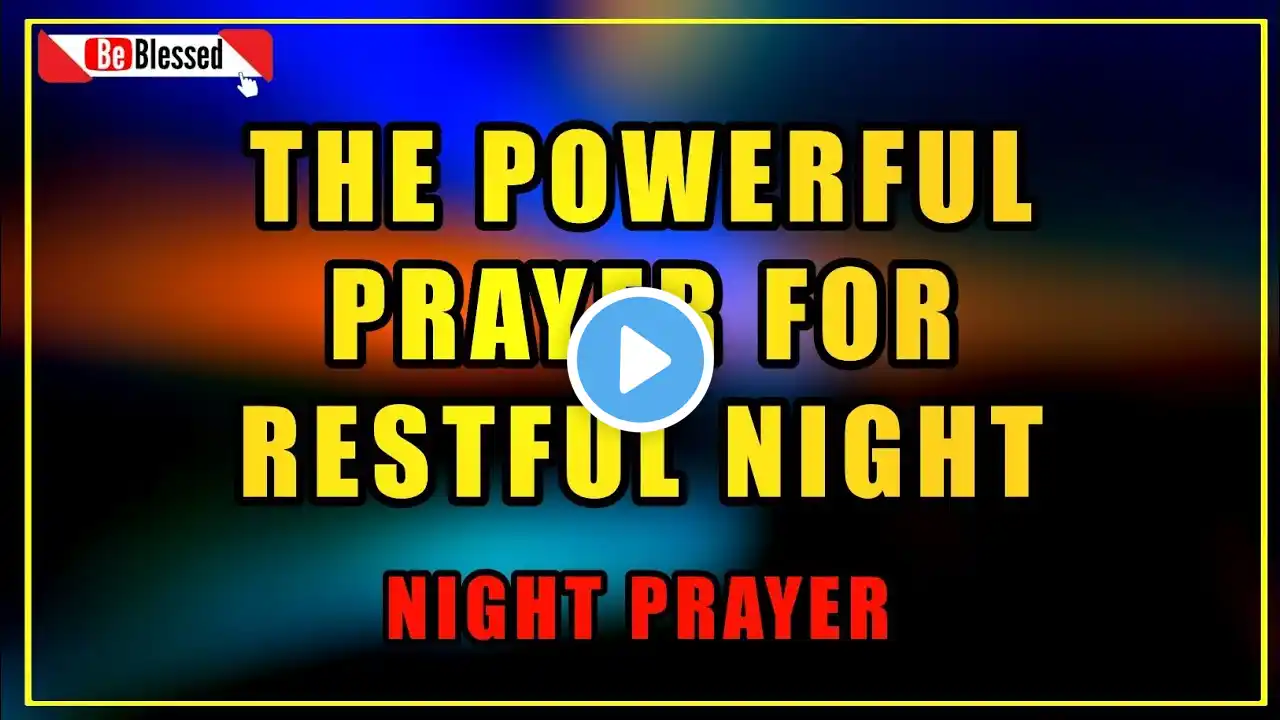 PEACEFUL Sleep Guaranteed With This Night Prayer | What Happens When You Say This Prayer Before Bed