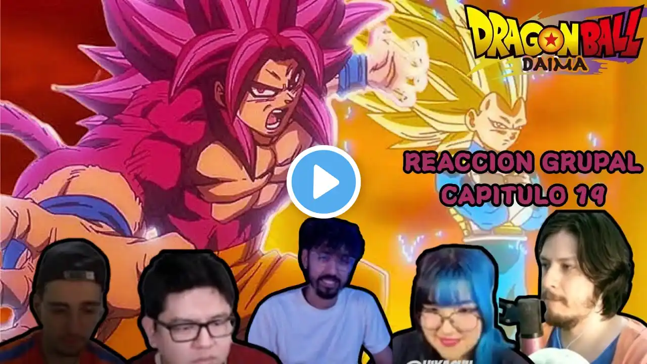 Goku se TRANSFORMA en SSJ4 REACCION GRUPAL | Dragon Ball Daima Capitulo 19