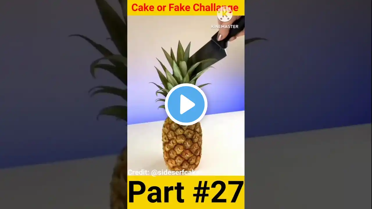 Ultimate Cake Or Fake Challenge Can You Please Tell The Difference?? #short