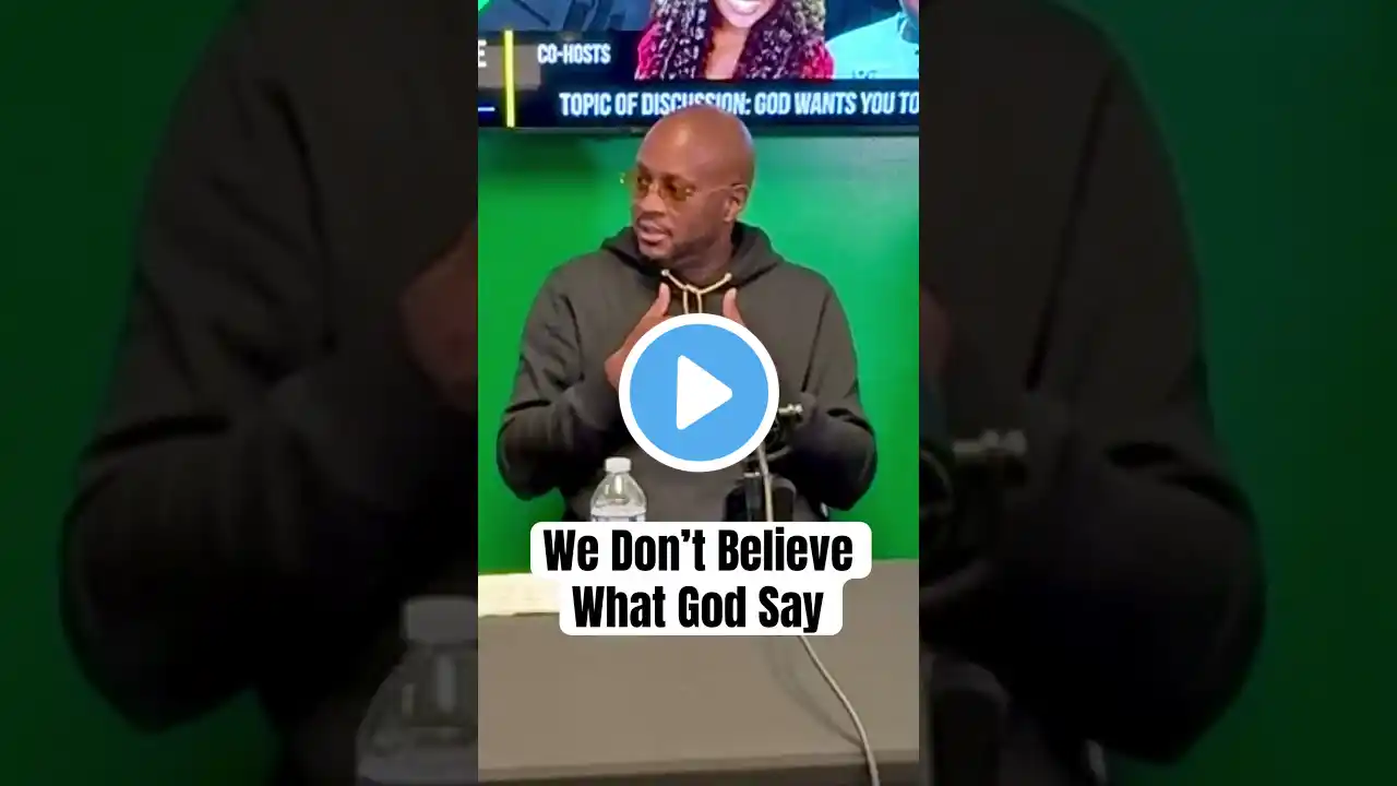 We don’t believe God #podcastclips #interview #fyp #nomorecrumbs #anthonyltrice #preacher #preaching