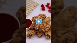 KFC Chicken, Crispy Chicken Wings Recipe by kitchen with seerat #easyrecipe #crispywings #fyp