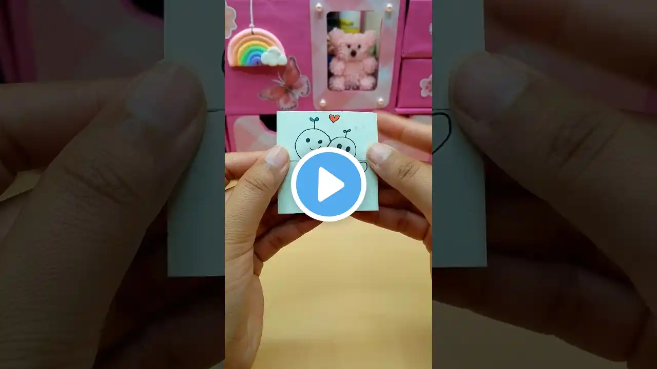 Cute Infinity Card ♾️ #diy #art #craft #cute #artshorts #infinity #love #shorts #shortsfeed #fyp #fy