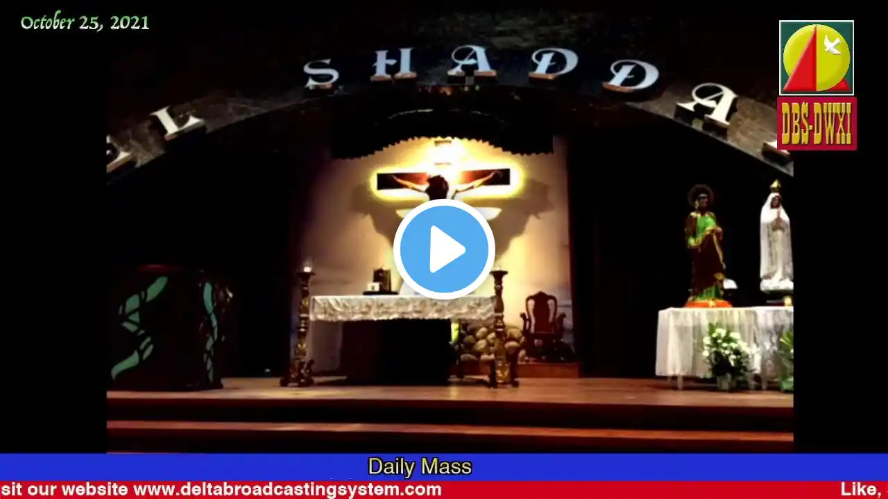 DWXI 1314 AM Livestream (Monday - October 25, 2021) #dailymass