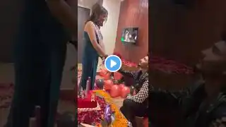 Best birthday surprise for my girlfriend nikku || arun rathore #love #couple #lovestatus #shorts