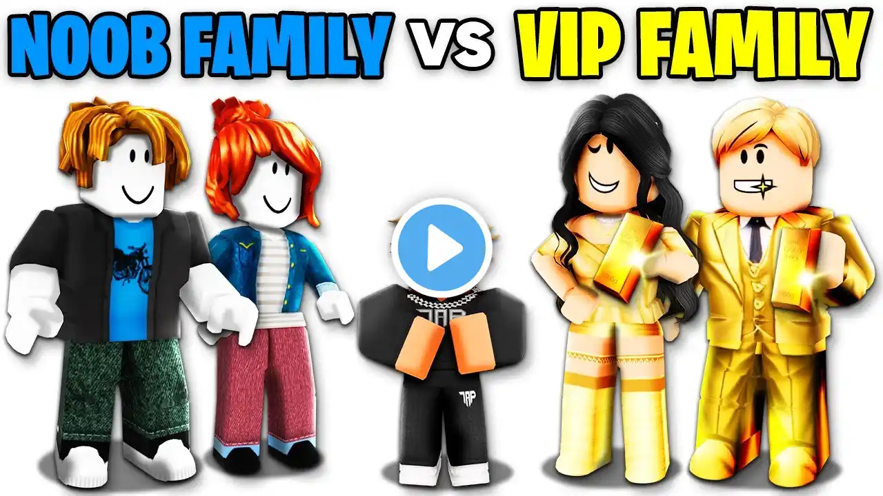 NOOB Family vs VIP Family.. (Brookhaven RP)