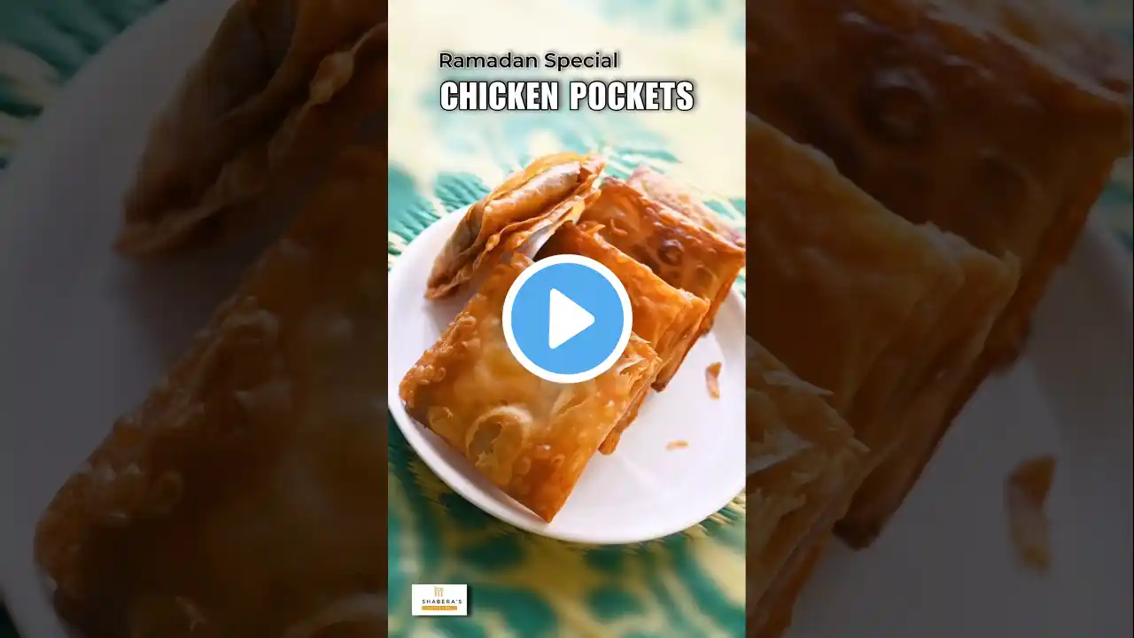 Chicken Pocket Recipe | Crispy Chicken Patties Recipe | Chicken Samosa Ramadan Iftar Recipes #shorts