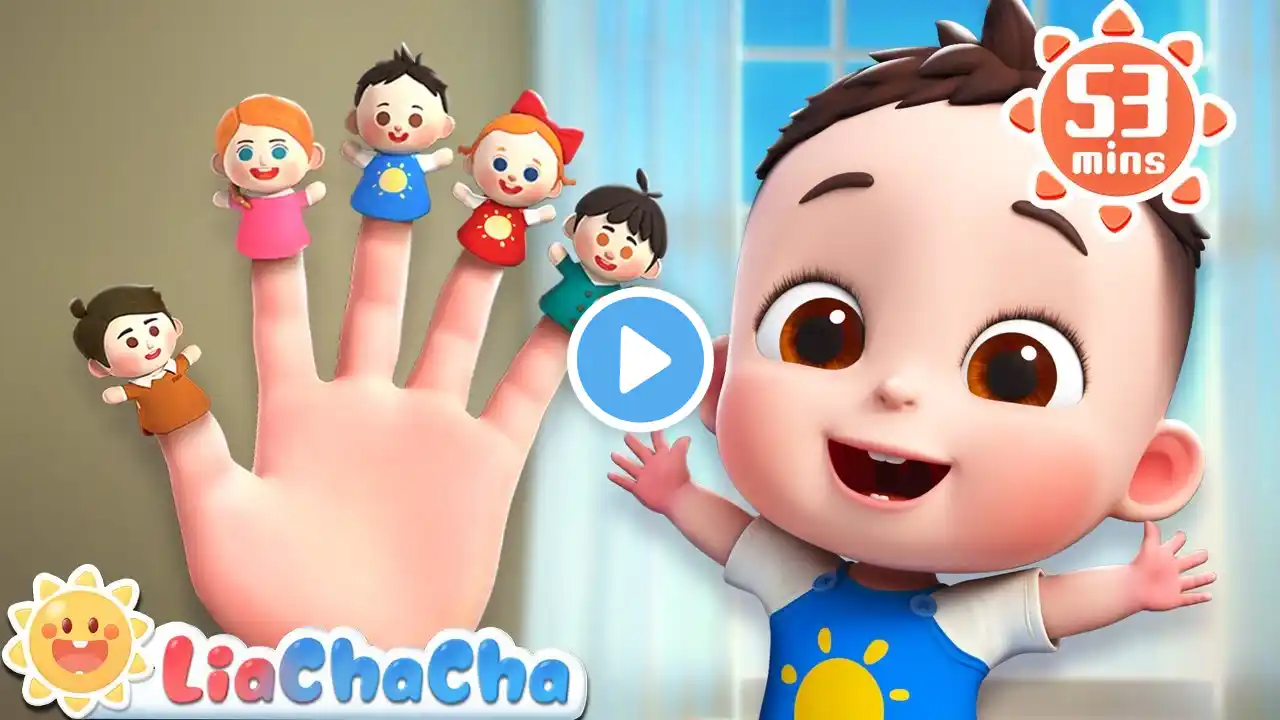 Finger Family | Baby Finger, Daddy Finger | Song Compilation + LiaChaCha Nursery Rhymes & Baby Songs