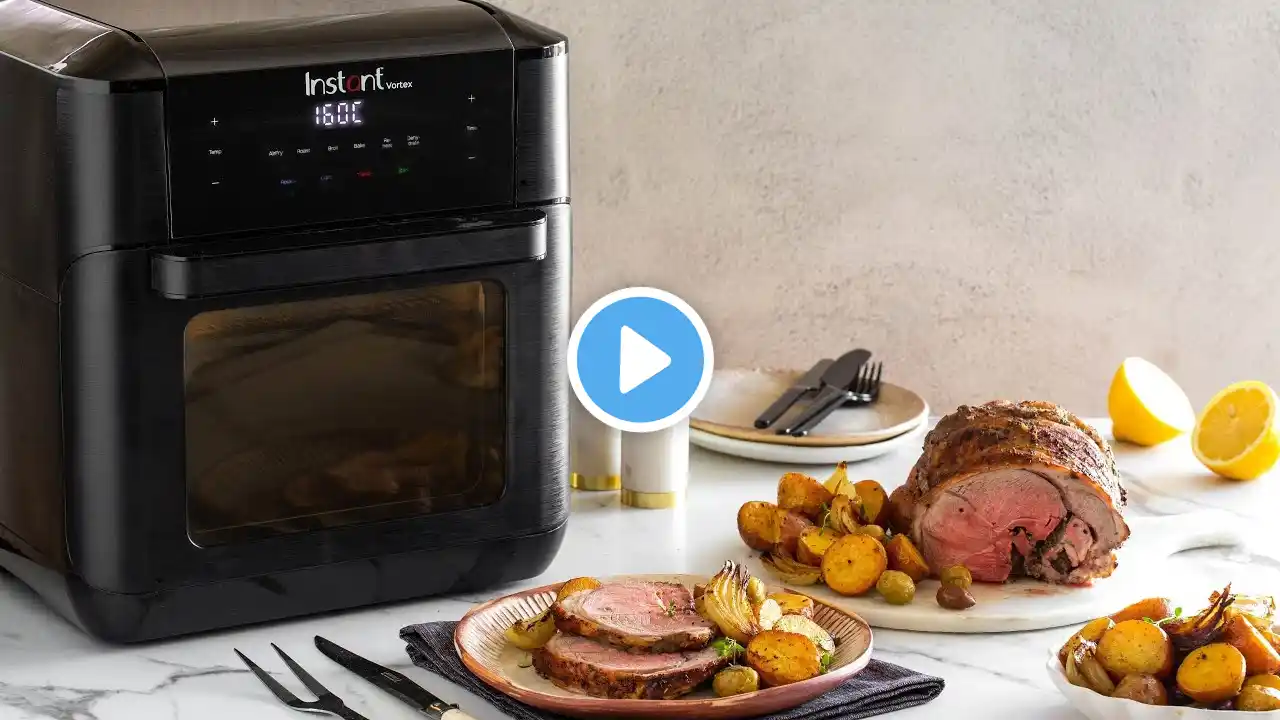 Rotisserie Leg of Lamb in the Vortex Air Fryer Oven!