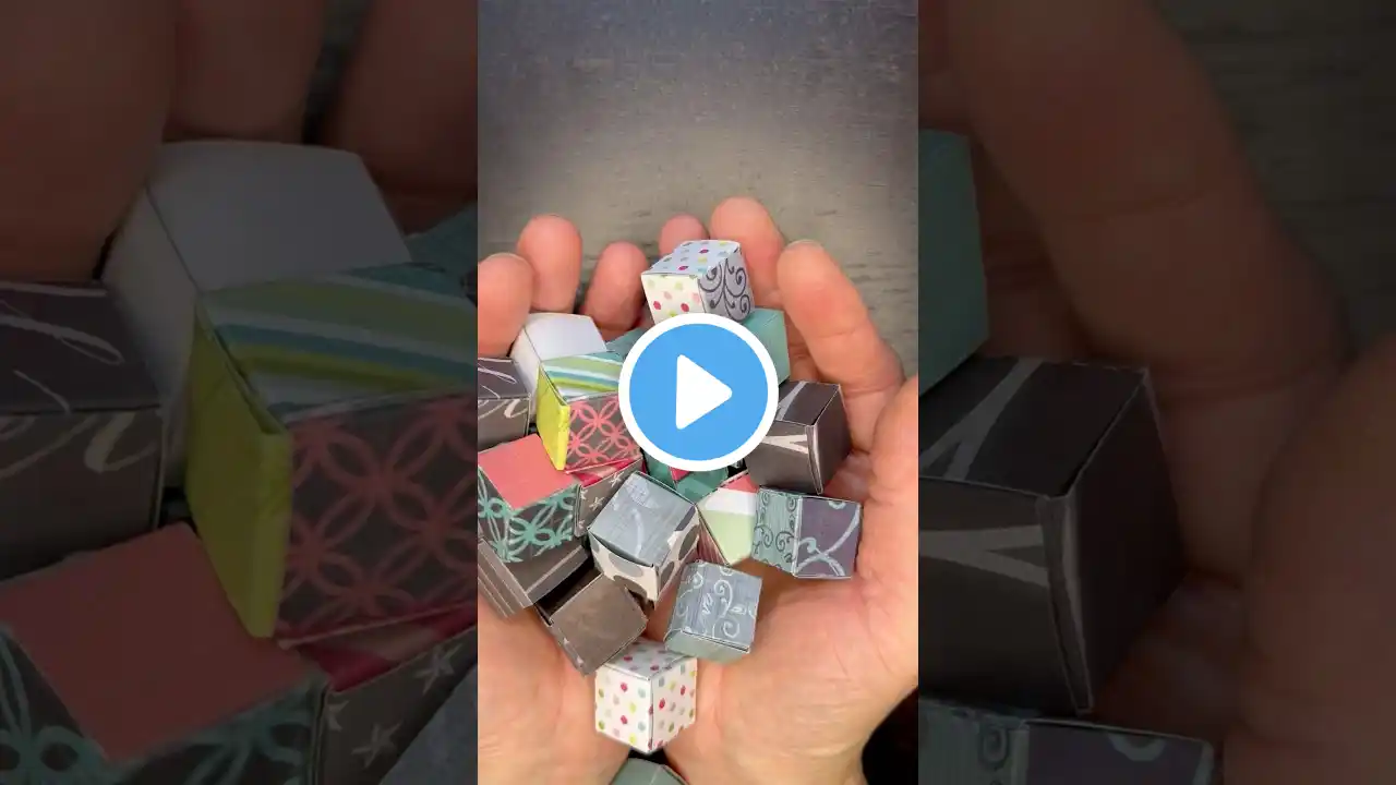 Perfect Paper Cubes Without Glue or Tape | DIY Projects #diy #origami #papercube #craftideas