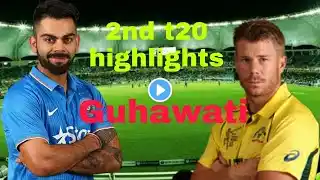 India vs Australia 2nd t20 highlights| oct 2017| Guhawati