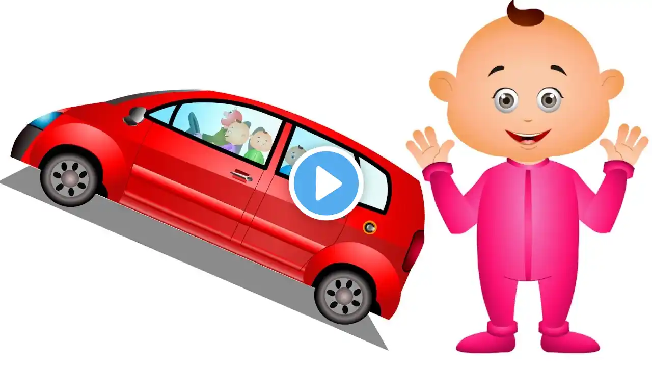 Five Little Babies Visiting Vehicle Showroom - Five Little Babies Collection - JamJammies Kids Songs