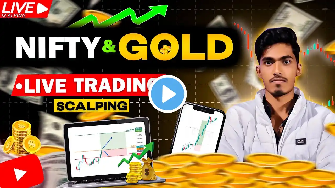 Live Trading in GOLD Banknifty & Nifty || 19th Jan || @scalpandgrowlive #nifty50 #banknifty #crypto