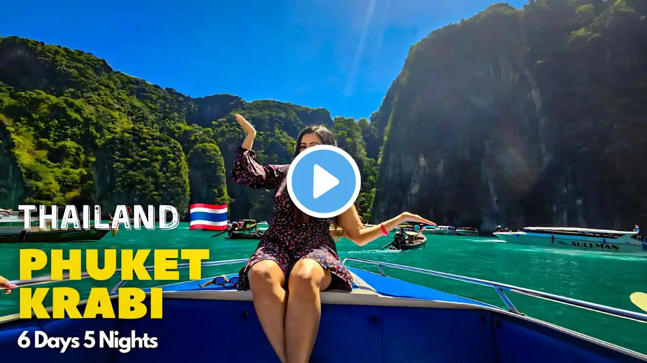 Phuket Krabi Tour Thailand 🇹🇭 | Phuket Tourist Places | Phuket Krabi Budget and Travel Guide