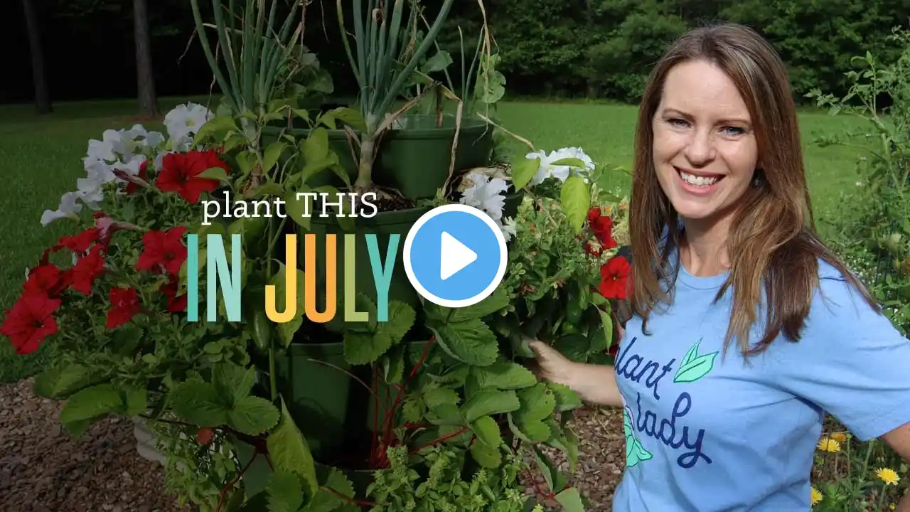 7 Crops to Plant in July in a GreenStalk Vertical Planter