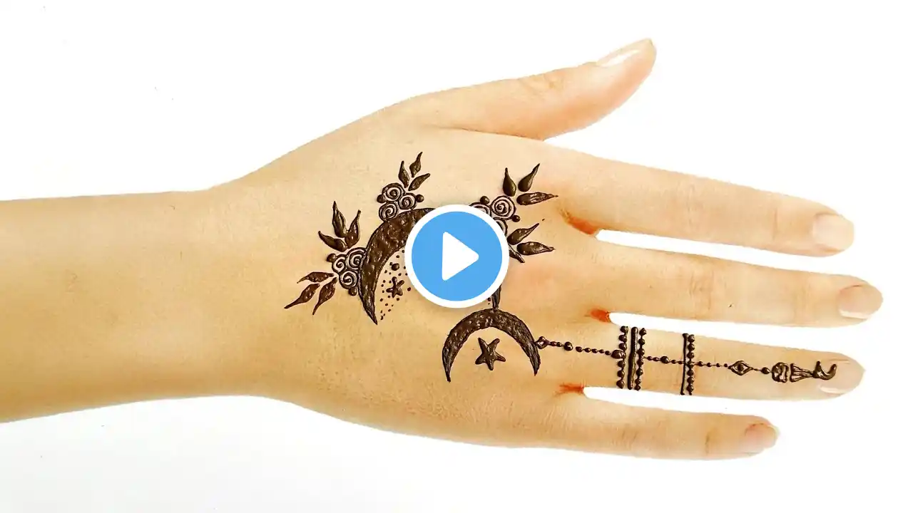 Mehndi Design Arabic Style। Aesthetic Mehndi Design 2025। Ramzan Mehndi Design #mehndi #ytviral #yt