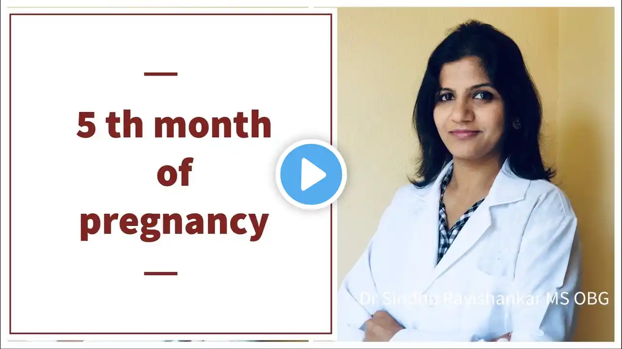5th Month of Pregnancy in Kannada | 17, 18, 19, 20 weeks | Symptoms, Diet, Baby changes and Exercise
