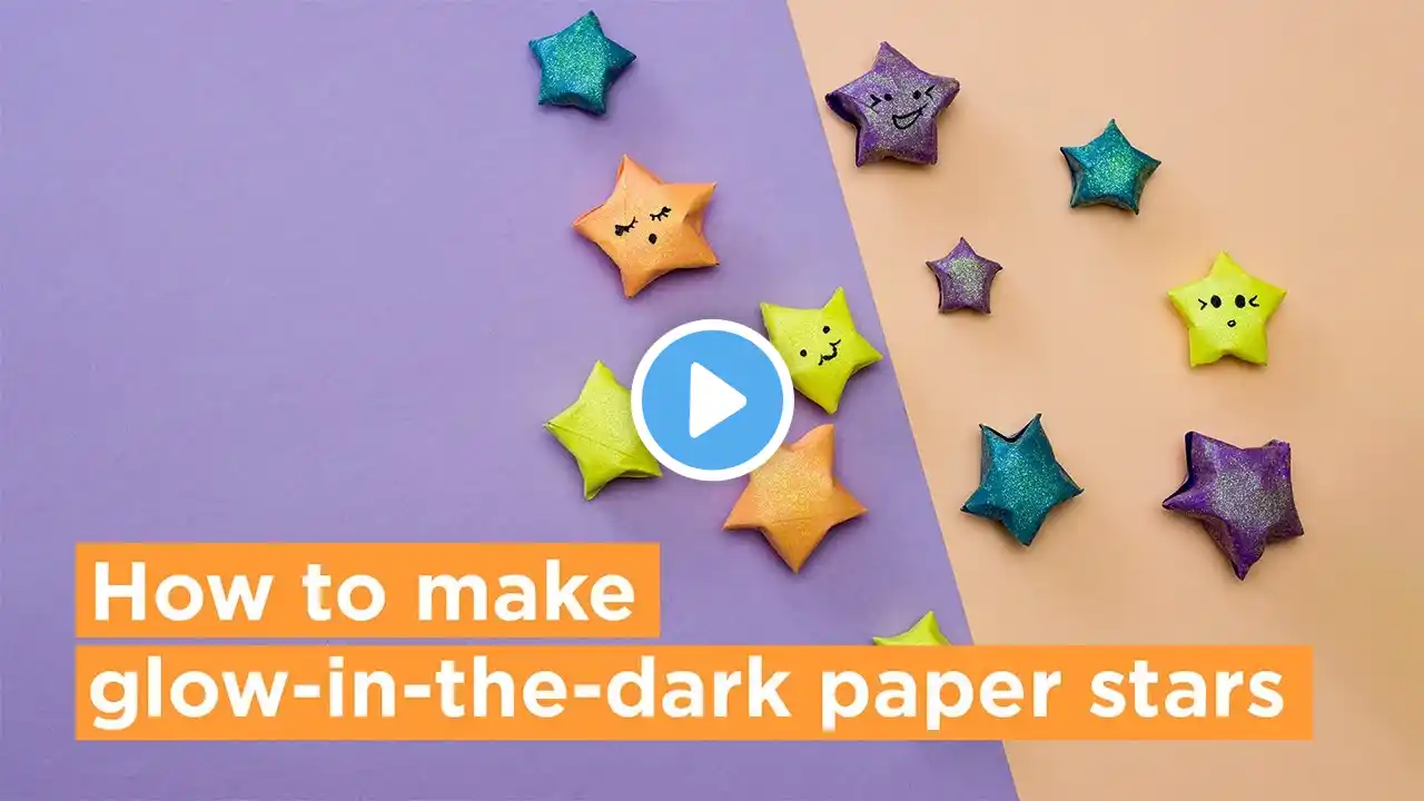How to make glow-in-the-dark paper stars