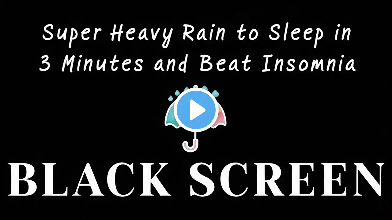 Light Rain for Deep Sleep & Insomnia Relief 🌧️ Soothing Night Rain for Studying & Relaxation