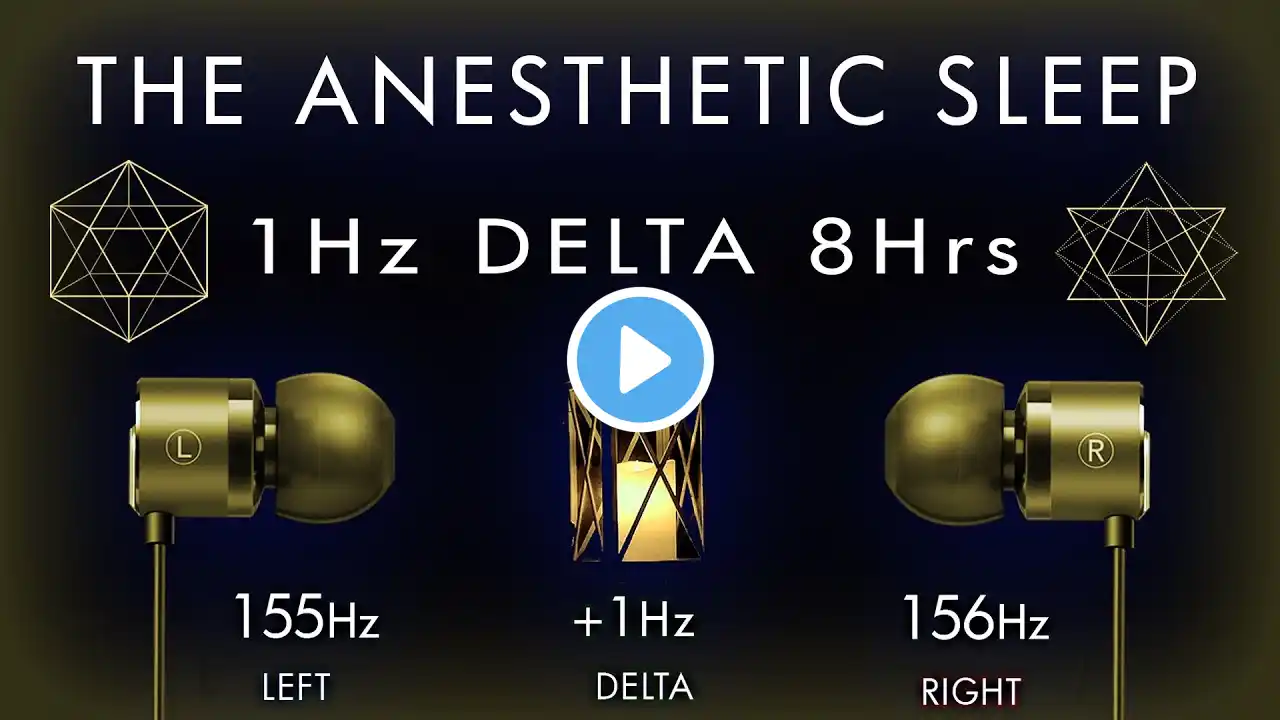 The Anesthetic Sleep -  1Hz Delta Brain Hemisphere Synchronization